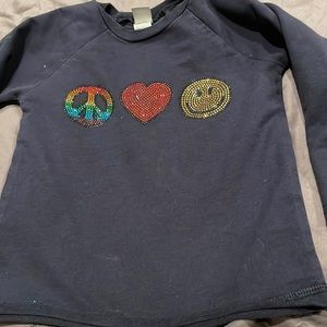 Kavio rhinestone sweatshirt